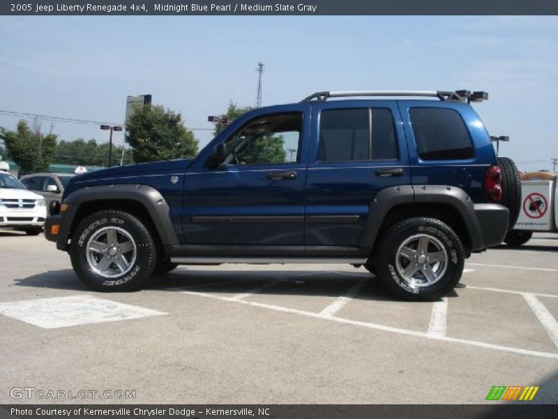 Midnight Blue Pearl / Medium Slate Gray 2005 Jeep Liberty Renegade 4x4
