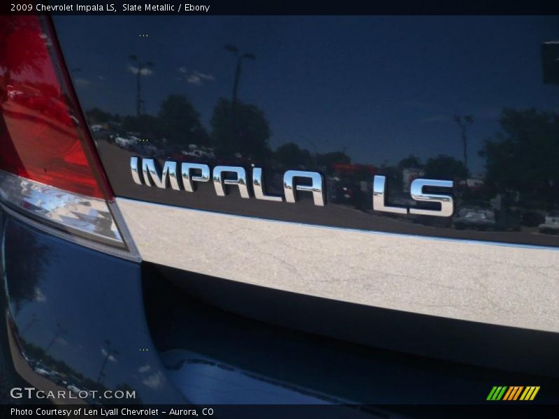 Slate Metallic / Ebony 2009 Chevrolet Impala LS