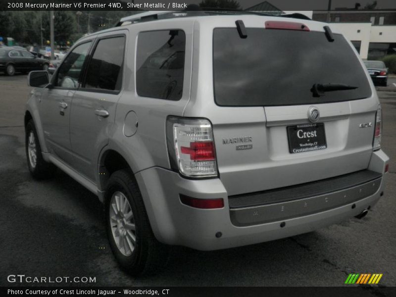 Silver Metallic / Black 2008 Mercury Mariner V6 Premier 4WD