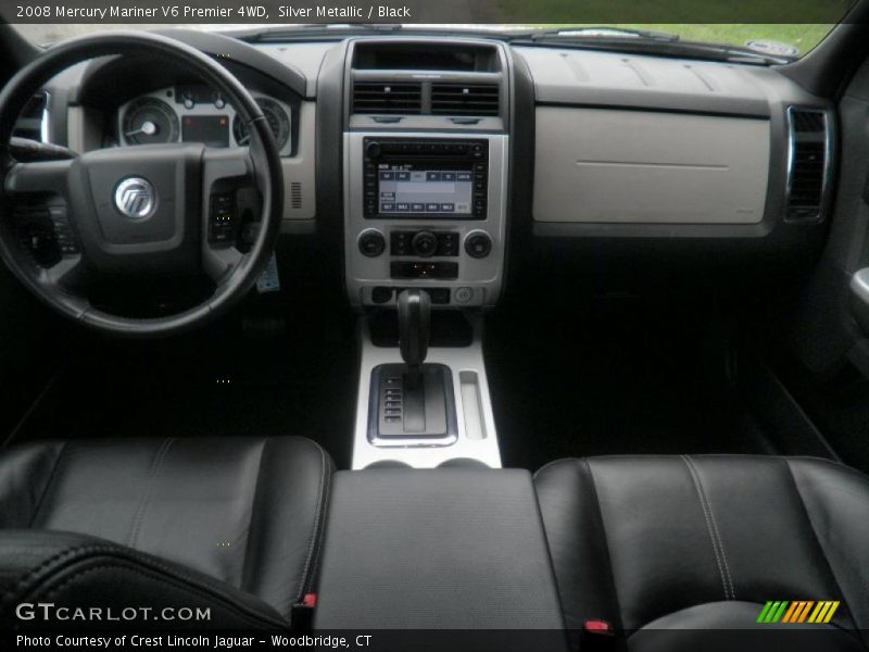 Silver Metallic / Black 2008 Mercury Mariner V6 Premier 4WD