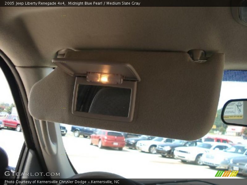 Midnight Blue Pearl / Medium Slate Gray 2005 Jeep Liberty Renegade 4x4
