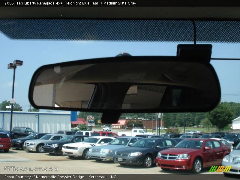 Midnight Blue Pearl / Medium Slate Gray 2005 Jeep Liberty Renegade 4x4