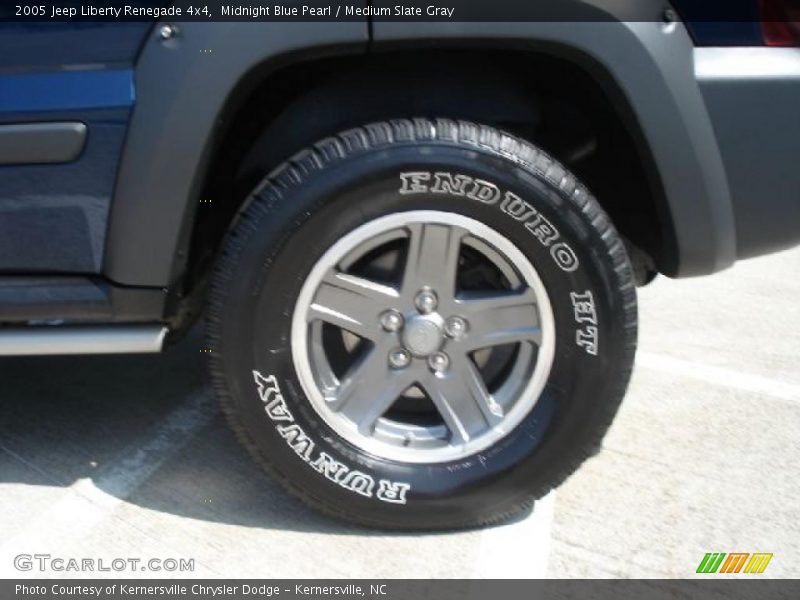 Midnight Blue Pearl / Medium Slate Gray 2005 Jeep Liberty Renegade 4x4