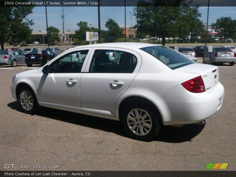 Summit White / Gray 2009 Chevrolet Cobalt LT Sedan