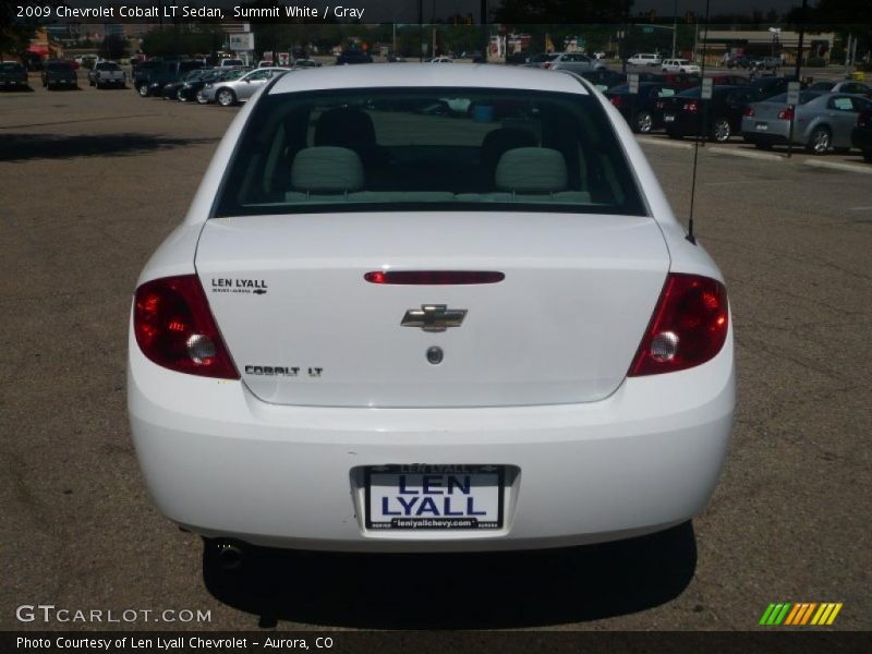 Summit White / Gray 2009 Chevrolet Cobalt LT Sedan