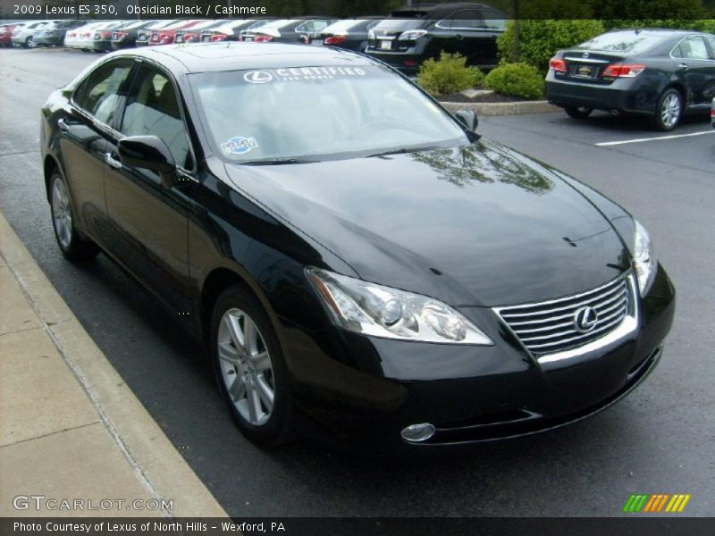 Obsidian Black / Cashmere 2009 Lexus ES 350