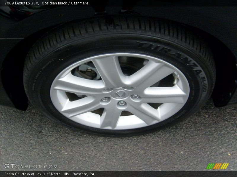 Obsidian Black / Cashmere 2009 Lexus ES 350