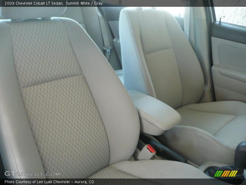 Summit White / Gray 2009 Chevrolet Cobalt LT Sedan