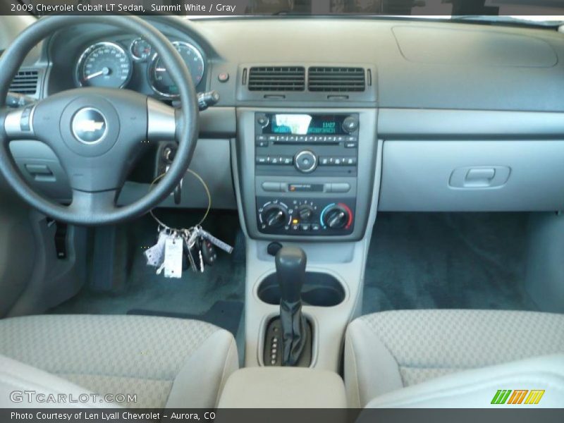 Summit White / Gray 2009 Chevrolet Cobalt LT Sedan