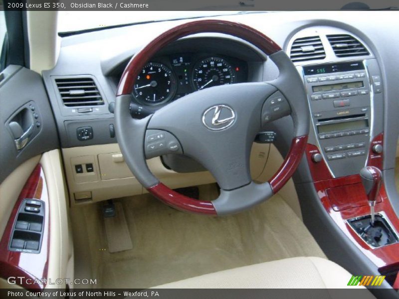 Obsidian Black / Cashmere 2009 Lexus ES 350