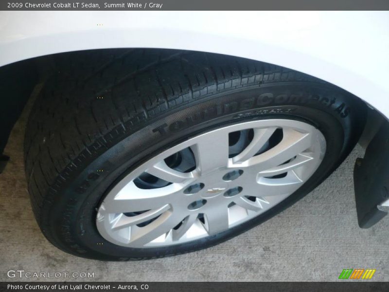 Summit White / Gray 2009 Chevrolet Cobalt LT Sedan