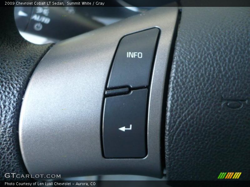 Summit White / Gray 2009 Chevrolet Cobalt LT Sedan