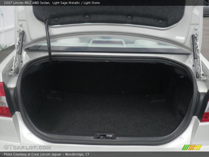 Light Sage Metallic / Light Stone 2007 Lincoln MKZ AWD Sedan