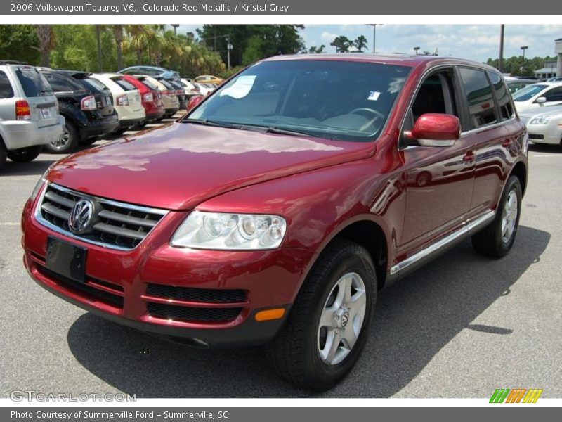 Colorado Red Metallic / Kristal Grey 2006 Volkswagen Touareg V6