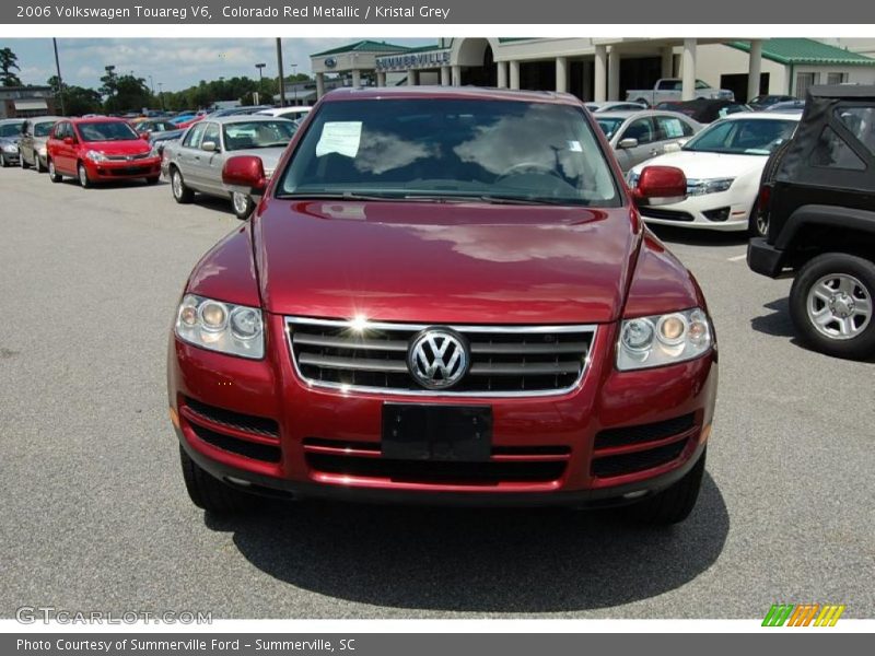 Colorado Red Metallic / Kristal Grey 2006 Volkswagen Touareg V6