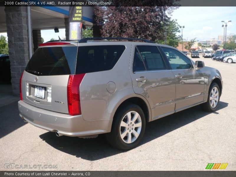 Radiant Bronze / Ebony/Ebony 2008 Cadillac SRX 4 V6 AWD