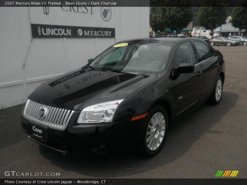 Black Ebony / Dark Charcoal 2007 Mercury Milan V6 Premier