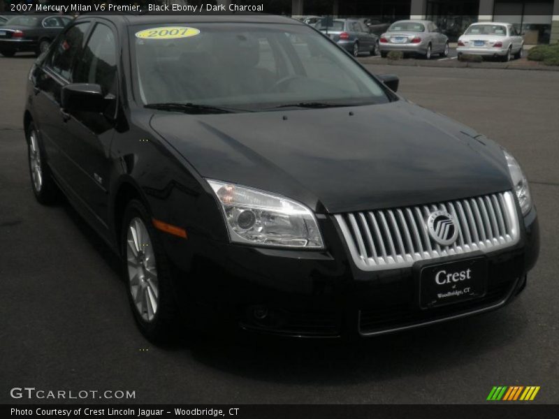 Black Ebony / Dark Charcoal 2007 Mercury Milan V6 Premier