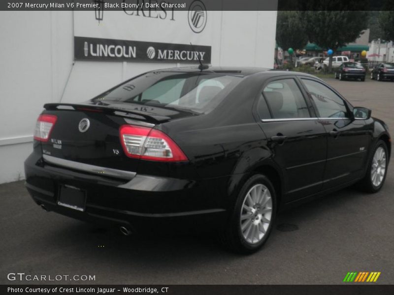 Black Ebony / Dark Charcoal 2007 Mercury Milan V6 Premier