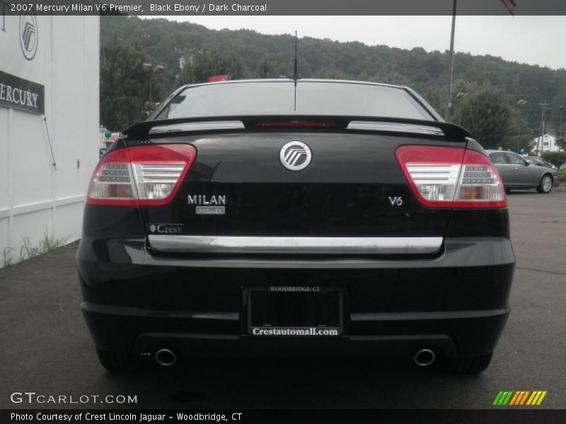 Black Ebony / Dark Charcoal 2007 Mercury Milan V6 Premier
