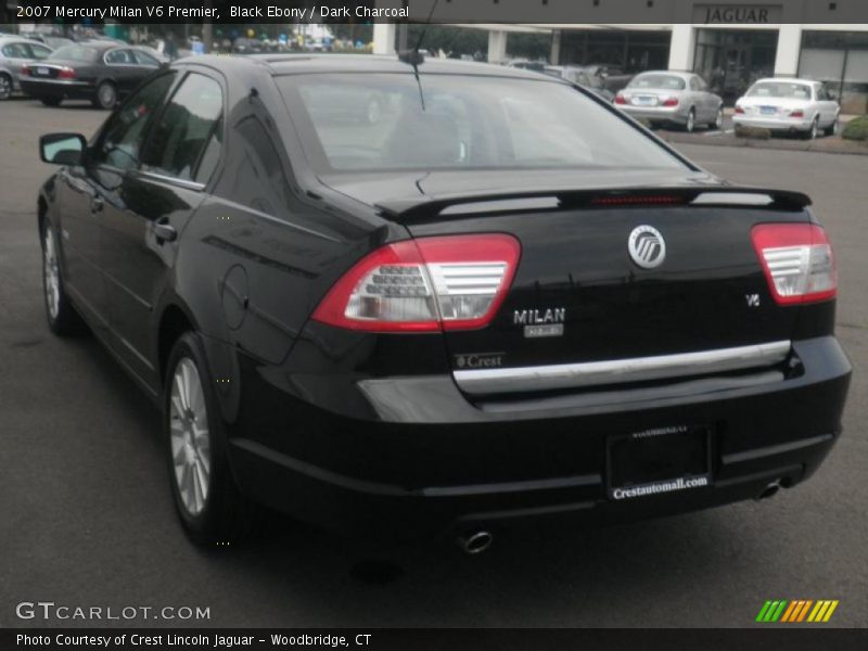 Black Ebony / Dark Charcoal 2007 Mercury Milan V6 Premier