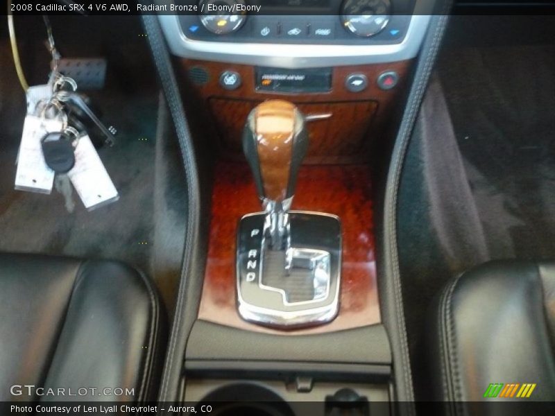 Radiant Bronze / Ebony/Ebony 2008 Cadillac SRX 4 V6 AWD