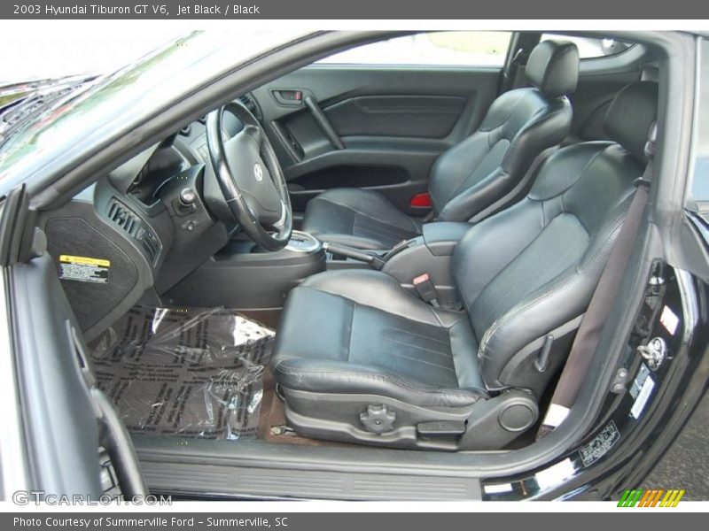 Jet Black / Black 2003 Hyundai Tiburon GT V6