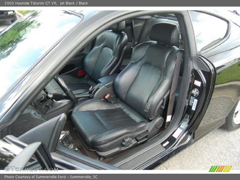 Jet Black / Black 2003 Hyundai Tiburon GT V6