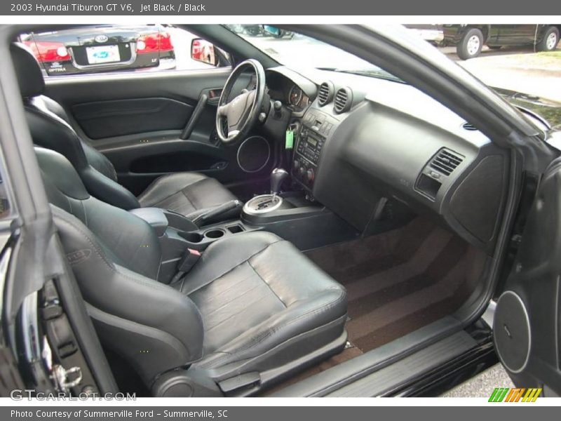 Jet Black / Black 2003 Hyundai Tiburon GT V6