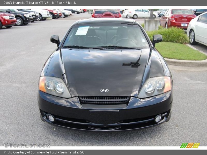 Jet Black / Black 2003 Hyundai Tiburon GT V6