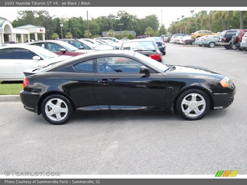 Jet Black / Black 2003 Hyundai Tiburon GT V6