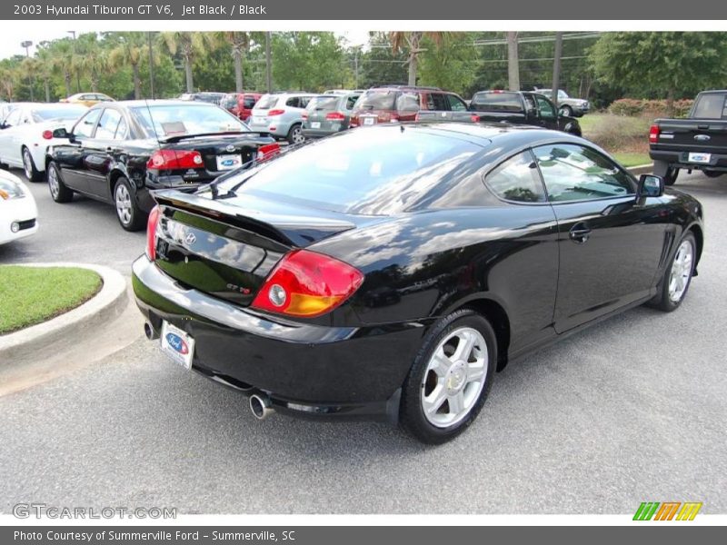 Jet Black / Black 2003 Hyundai Tiburon GT V6
