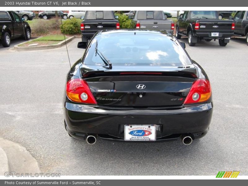 Jet Black / Black 2003 Hyundai Tiburon GT V6