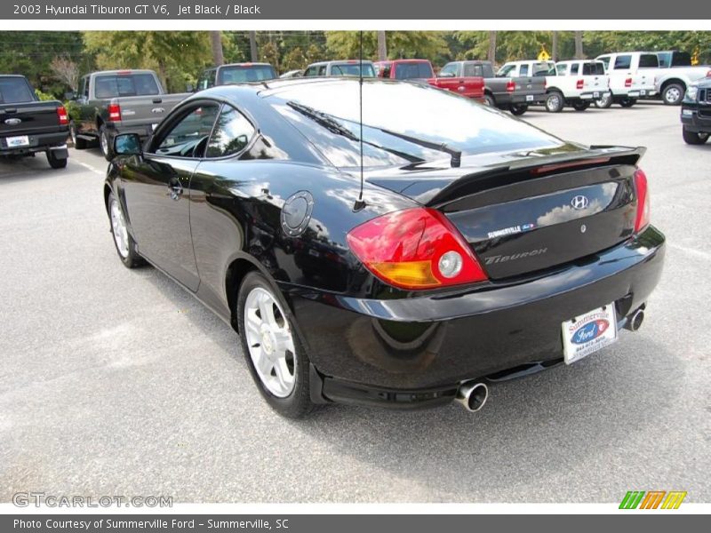 Jet Black / Black 2003 Hyundai Tiburon GT V6