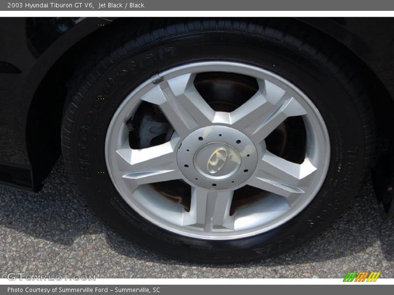 Jet Black / Black 2003 Hyundai Tiburon GT V6