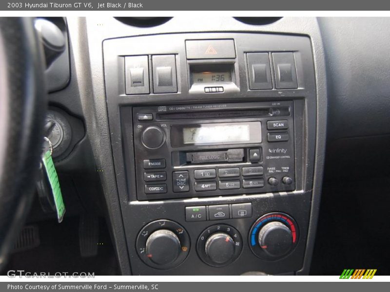 Jet Black / Black 2003 Hyundai Tiburon GT V6