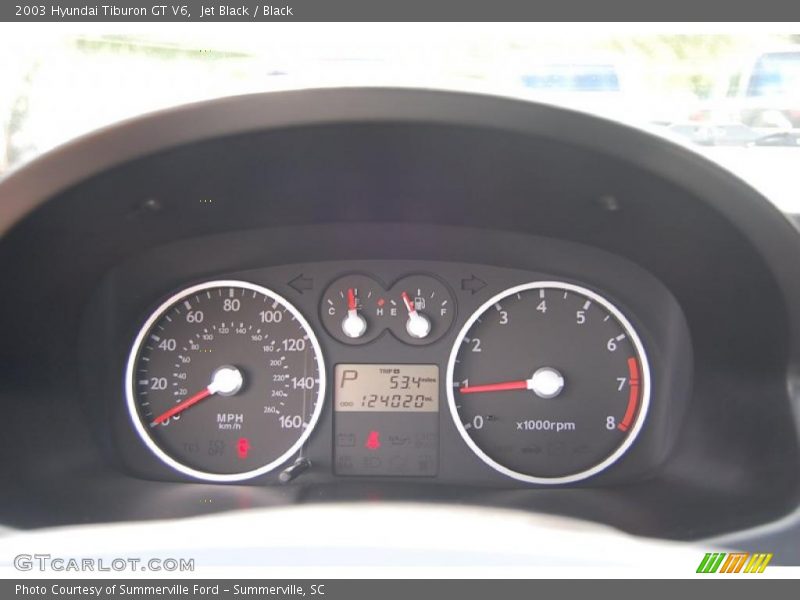 Jet Black / Black 2003 Hyundai Tiburon GT V6