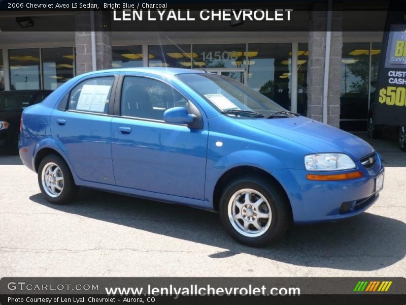 Bright Blue / Charcoal 2006 Chevrolet Aveo LS Sedan