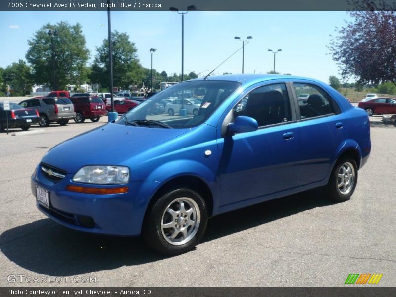 Bright Blue / Charcoal 2006 Chevrolet Aveo LS Sedan