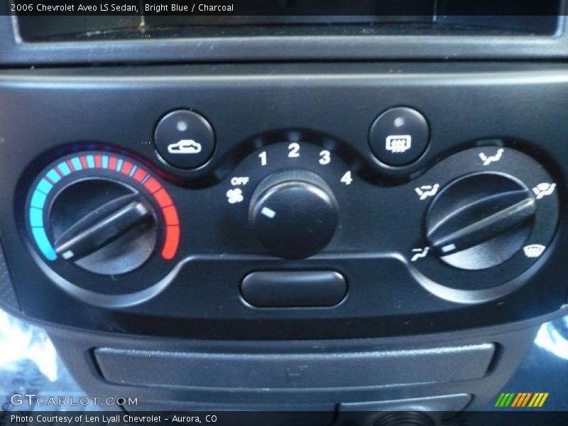 Bright Blue / Charcoal 2006 Chevrolet Aveo LS Sedan