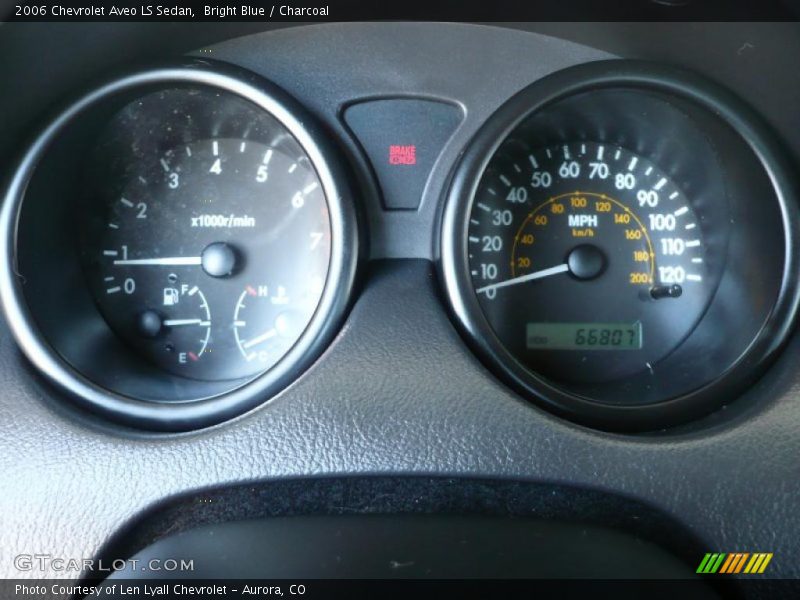 Bright Blue / Charcoal 2006 Chevrolet Aveo LS Sedan