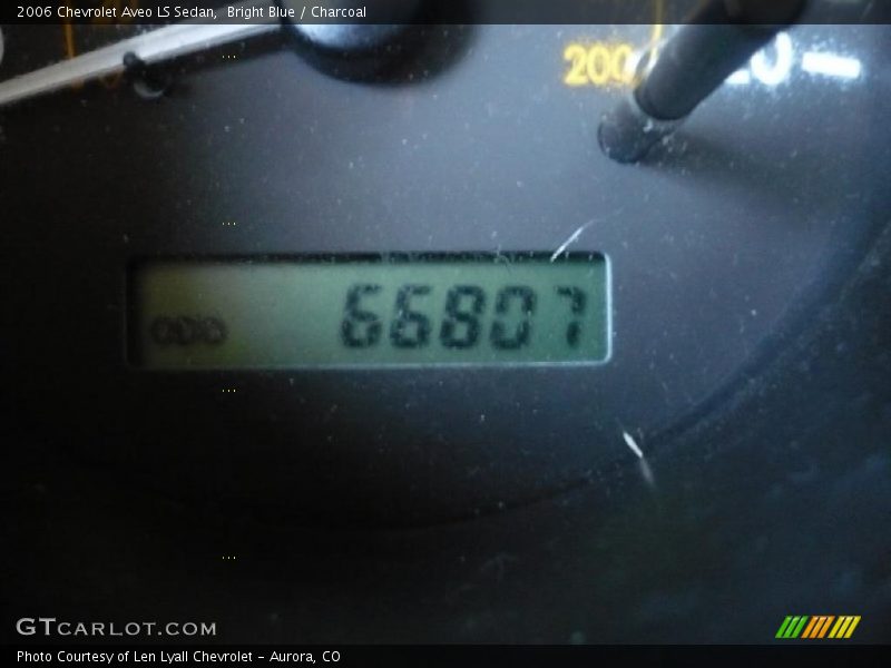 Bright Blue / Charcoal 2006 Chevrolet Aveo LS Sedan