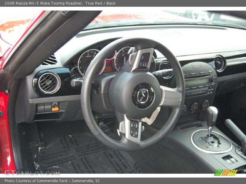 True Red / Black 2008 Mazda MX-5 Miata Touring Roadster