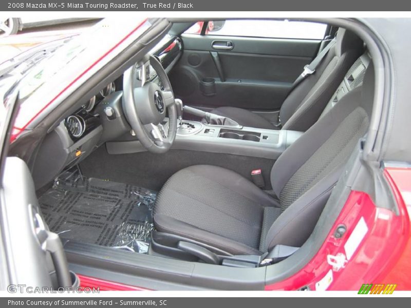 True Red / Black 2008 Mazda MX-5 Miata Touring Roadster