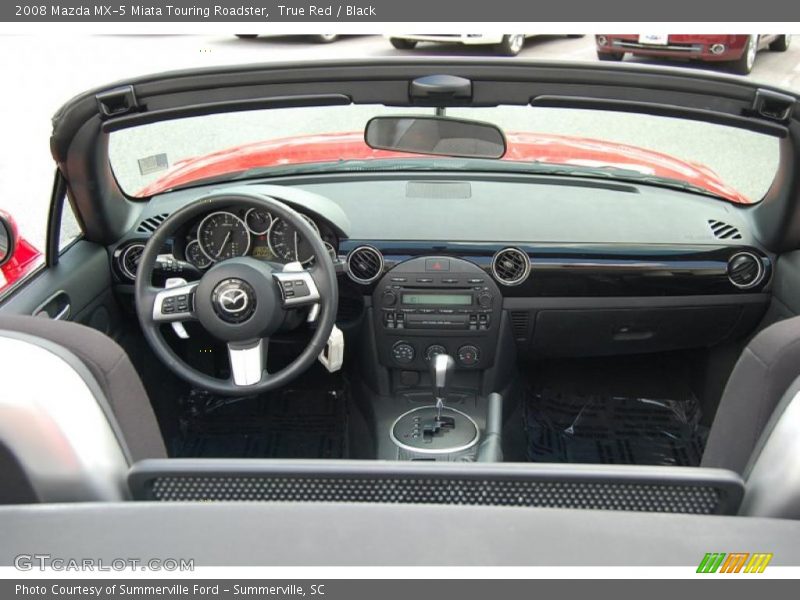 True Red / Black 2008 Mazda MX-5 Miata Touring Roadster