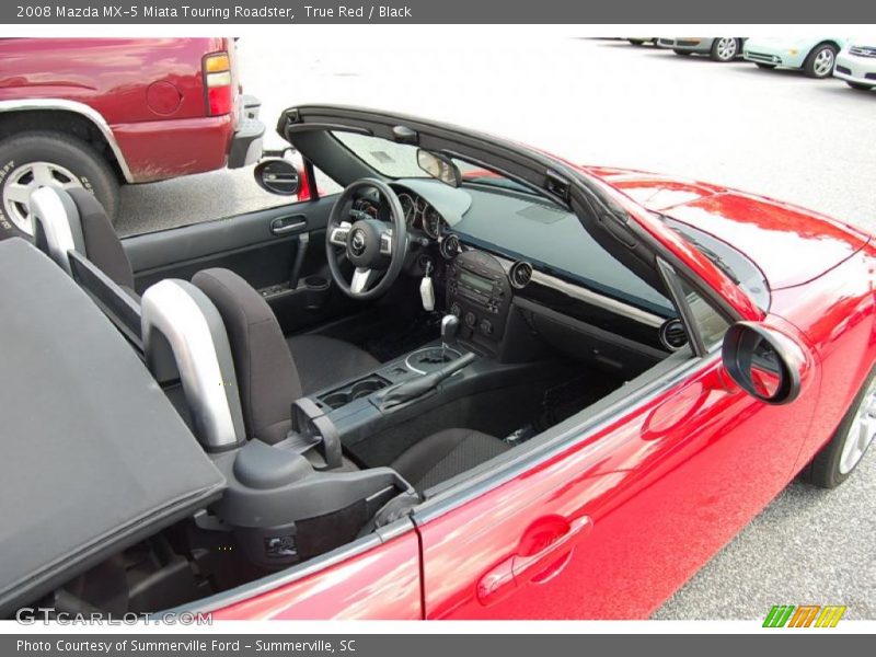 True Red / Black 2008 Mazda MX-5 Miata Touring Roadster