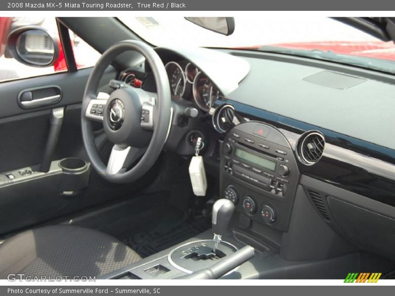True Red / Black 2008 Mazda MX-5 Miata Touring Roadster