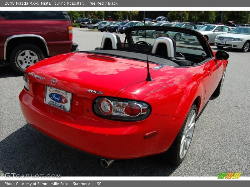 True Red / Black 2008 Mazda MX-5 Miata Touring Roadster