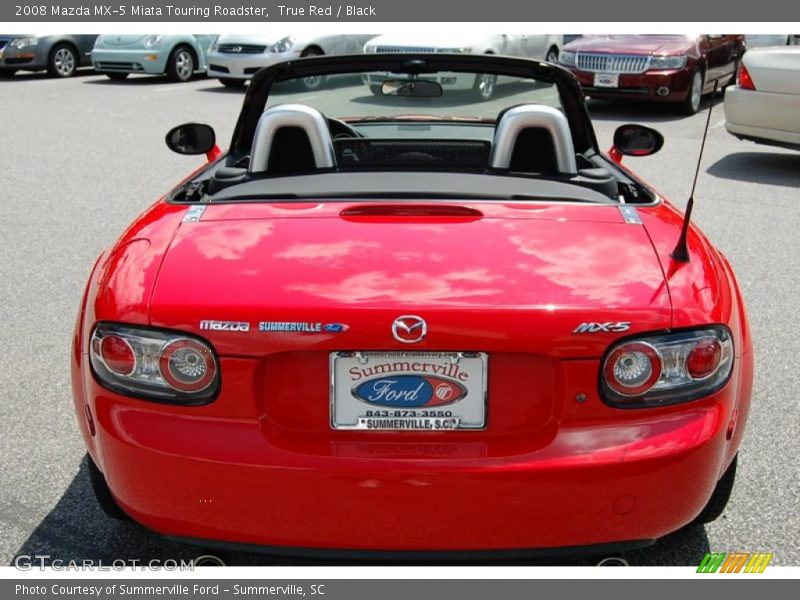 True Red / Black 2008 Mazda MX-5 Miata Touring Roadster