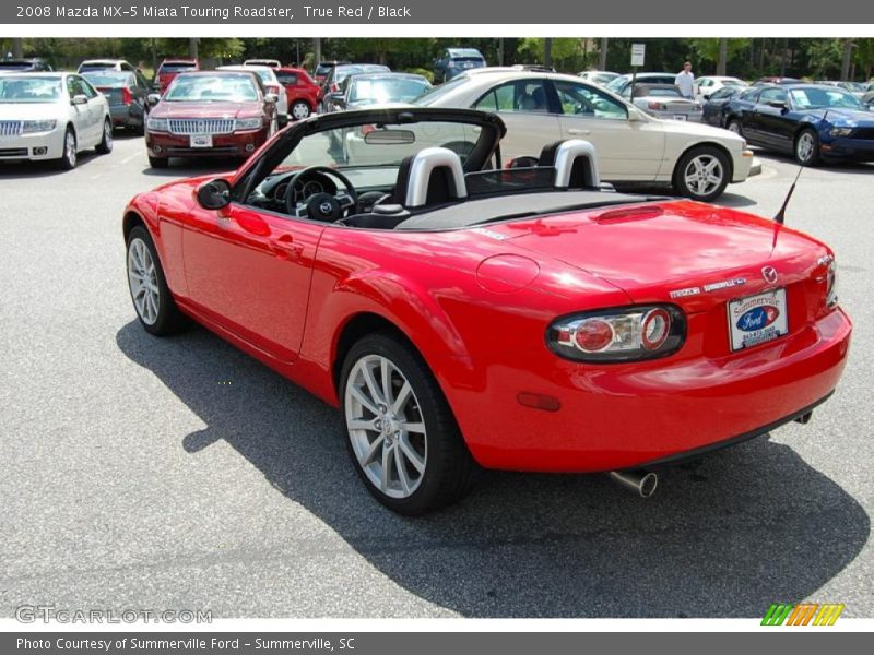 True Red / Black 2008 Mazda MX-5 Miata Touring Roadster